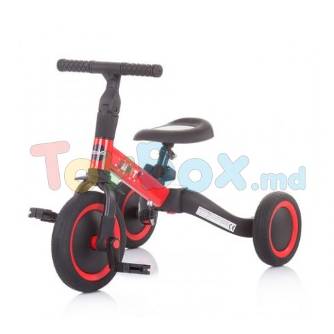 Chipolino TRKSM0201RE Bicicletă 2-în-1 Smarty, Red