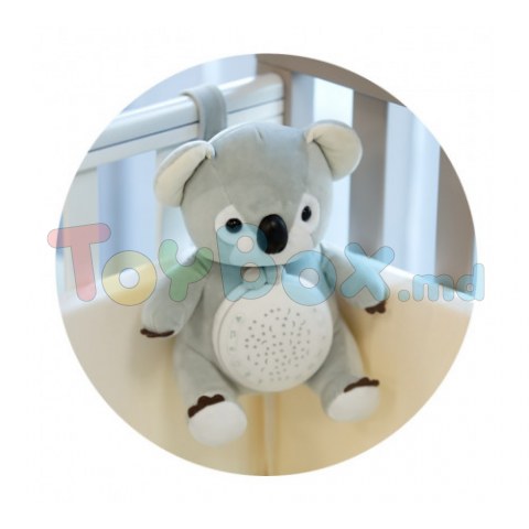 Chipolino PIL02001KOAL Jucărie de plus cu proiector și muzică Koala