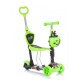 Chipolino DSKIEH022GG Самокат с ручкой Kiddy Evo зелёный/граффити