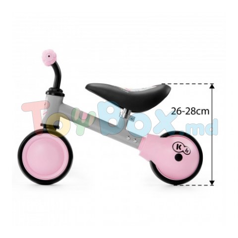 KinderKraft KKRCUTIPNK0000 Bicicletă fără pedale Cutie, Pink