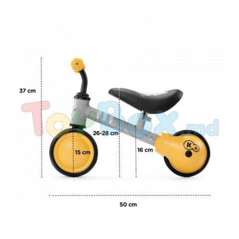 KinderKraft KKRCUTIPNK0000 Bicicletă fără pedale Cutie, Pink