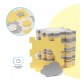 KinderKraft KPLUSH00YEL0000 Covoraș-puzzle Luno Sharpes, Yellow