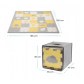 KinderKraft KPLUSH00YEL0000 Covoraș-puzzle Luno Sharpes, Yellow
