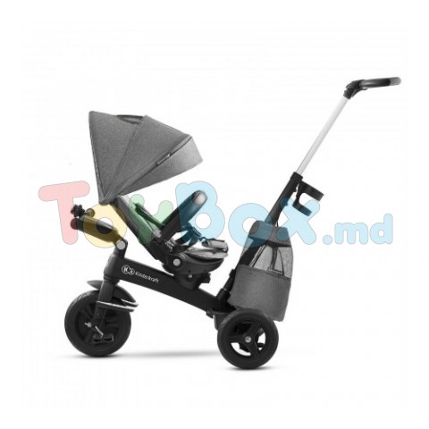 KinderKraft KKRETWIGRY0000 Triciclu Easytwist, Grey