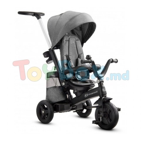KinderKraft KKRETWIGRY0000 Triciclu Easytwist, Grey