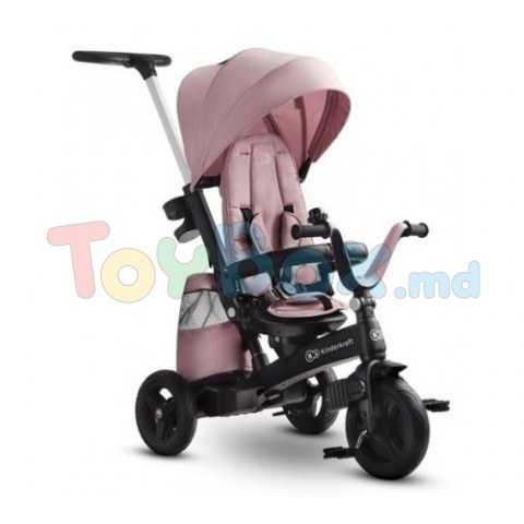 KinderKraft KKRETWIPNK0000 Triciclu Easytwist, Pink