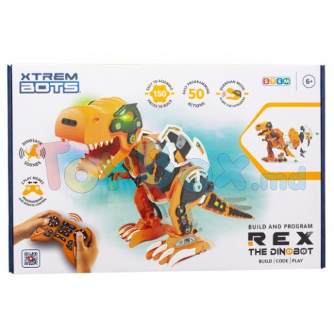 Xtrem Bots XT3803086 Robot interactiv Dinosaur Rex