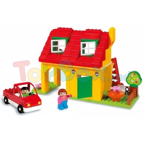 Androni 8515-0002 Конструктор UnicoPlus Домик, 60 дет