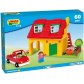 Androni 8515-0002 Конструктор UnicoPlus Домик, 60 дет