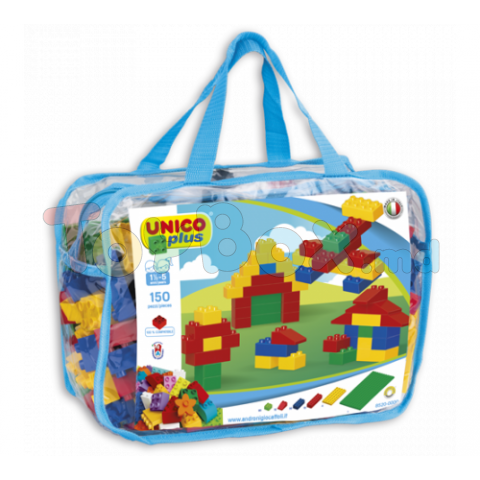 Androni 8520-0000 Конструктор в сумке UnicoPlus, 150 дет