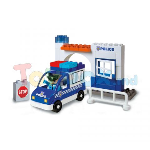 Androni 8549-0000 Конструктор UnicoPlus Полицейский участок, 42 дет