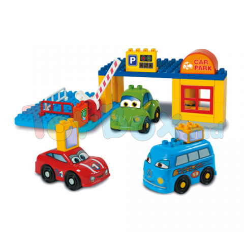Androni 8569-0CAR Конструктор ведерко Cars for Kids Парковка, 36 дет