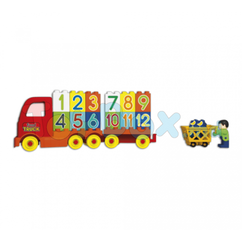 Androni 8629-0000 Конструктор UnicoPlus Грузовик ABC, 40 дет