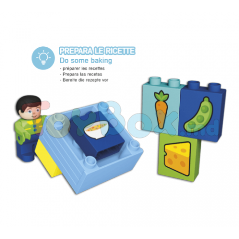 Androni 8629-0000 Конструктор UnicoPlus Грузовик ABC, 40 дет