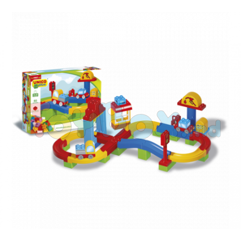 Androni 8633-0000 Конструктор UnicoPlus Машинки, 60 дет