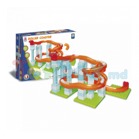Androni 8635-0000 Конструктор-трек Roller Coaster, 62 дет