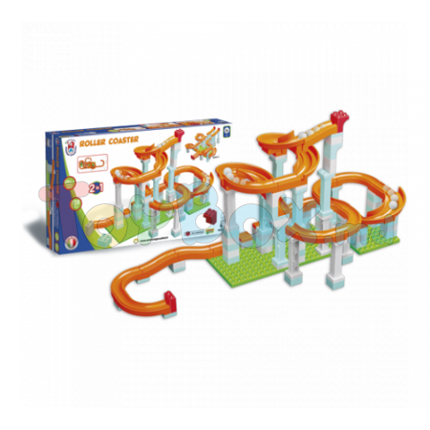 Androni 8636-0000 Конструктор-трек Roller Coaster, 128 эл