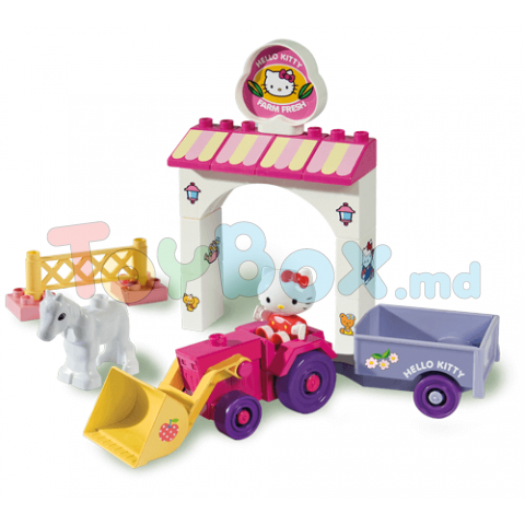 Androni 8658-00HK Constructor HelloKitty Ferma, 18 el