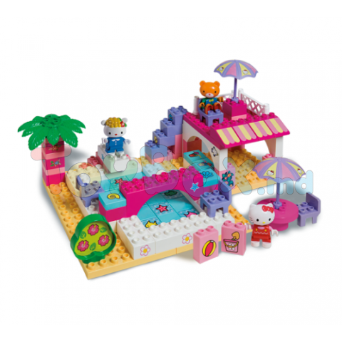Androni 8664-00HK Constructor HelloKitty Piscina, 89 el