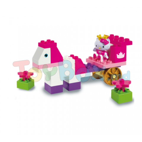 Androni 8683-00HK Конструктор в контейнере Hello Kitty Карета, 44 детали