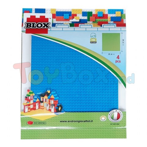 Androni 9067-0000 Placi pentru construcție Blox, 4 buc