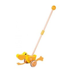 Classic World 3320 Jucarie de impins din lemn Rață