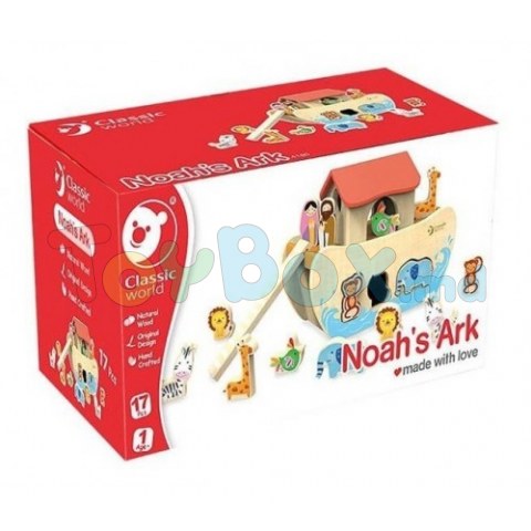 Classic World 4160 Деревянная игрушка сортер Ноев ковчег