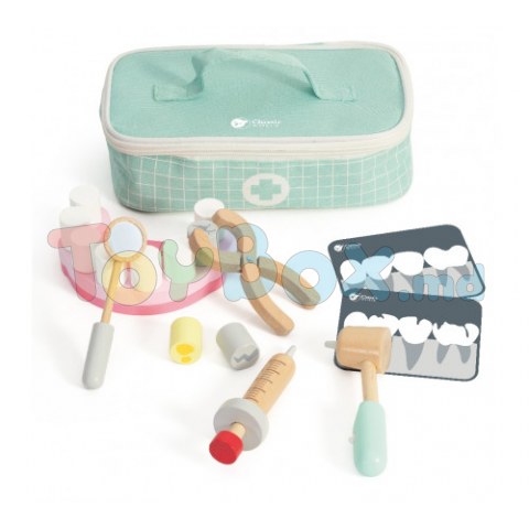 Classic World 50556 Set din lemn Micul dentist