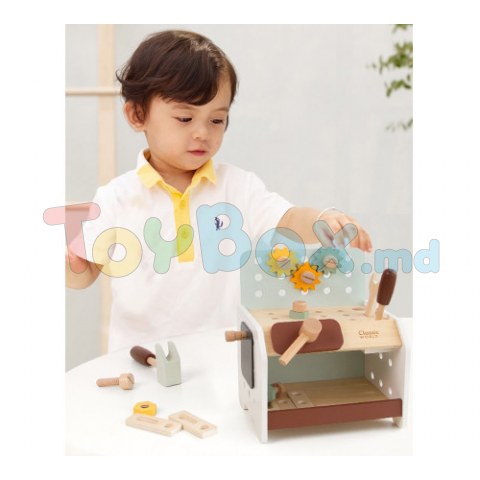 Classic World 50568 Set din lemn Mini atelier de tâmplar
