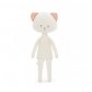 Orange Toys CM01-13 Jucărie moale Pisica Christy Sirena, 30cm