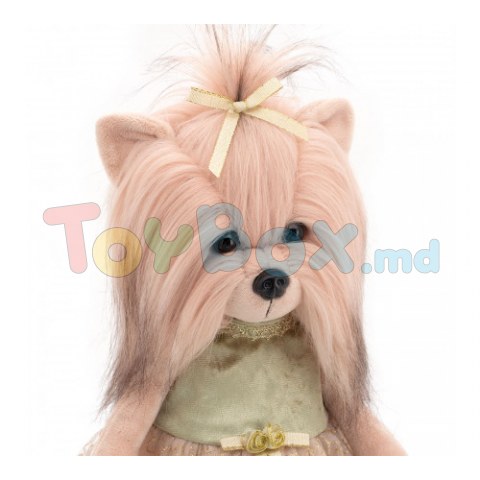 Orange Toys LD2/064 Jucărie moale Câine Lucky Yoyo Lux cu cadru, 25cm