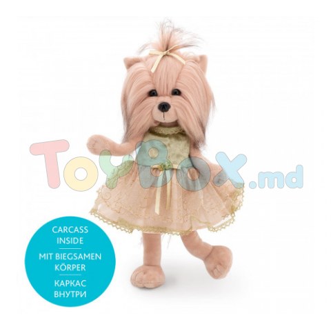 Orange Toys LD2/064 Jucărie moale Câine Lucky Yoyo Lux cu cadru, 25cm