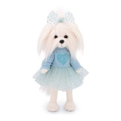 Orange Toys LD5/087 Jucărie moale Câine Lucky Mimi Dispoziție de iarnă, 25cm