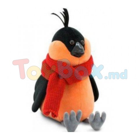 Orange Toys OS803/20 Jucărie moale Bullfinch Bob: Eșarfă roșie, 20cm