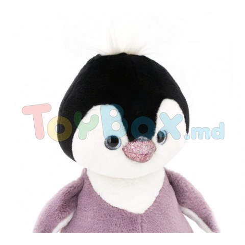 Orange Toys OT3005/35 Jucărie moale Pingguin pufos lilac, 35cm