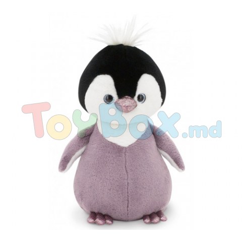 Orange Toys OT3005/35 Jucărie moale Pingguin pufos lilac, 35cm
