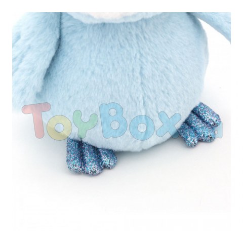Orange Toys OT3013/22 Jucărie moale Bufniță albastră pufoasă, 22cm