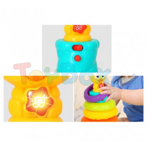 Hola Toys 2101 Piramida muzicala Rață