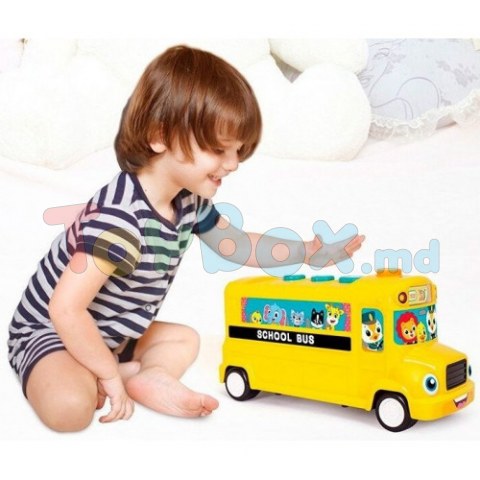 Hola Toys 3126 АвтоJucărie interactivă Autobuz școlar