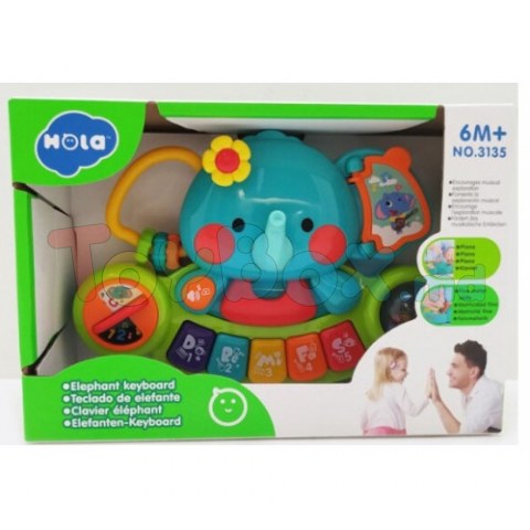 Hola Toys 3135 Игрушка-пианино Слоник