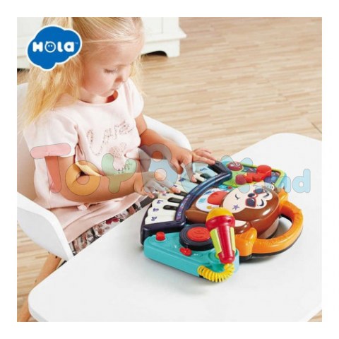 Hola Toys 3137 Pian muzical Maimuță