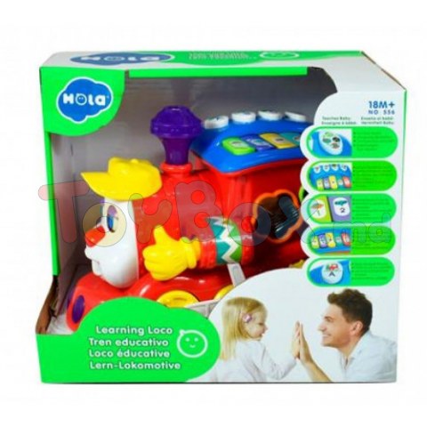 Hola Toys 556 Музыкальная игрушка-сортер Паровозик