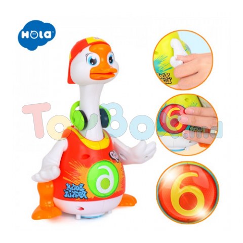 Hola Toys 828 Музыкальная игрушка Танцующий гусь (в ассортименте)