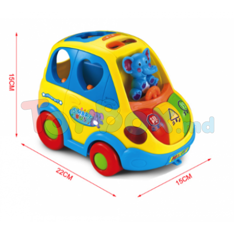 Hola Toys 896 Музыкальная игрушка Веселый Автошка