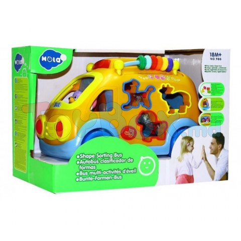 Hola Toys 988 Jucarie-sorter Autobusul vesel