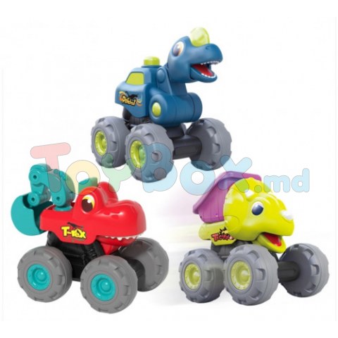 Hola Toys A7973ABC Set de 3 mașini Dino