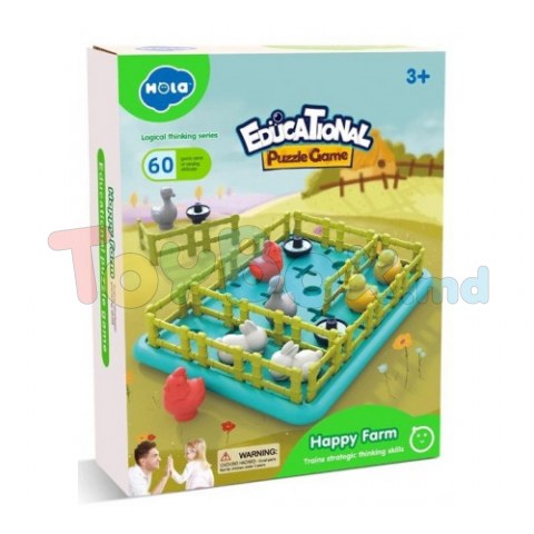 Hola Toys E7977 Joc de masă Ferma vesela