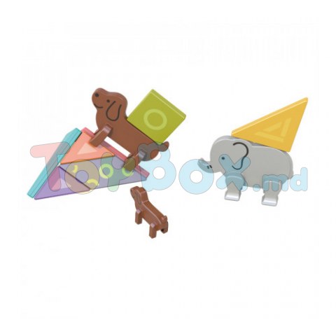 Hola Toys E7982 Joc Tangram cu animale magnetice