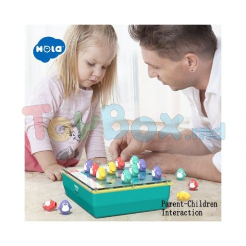 Hola Toys E7986 Joc de masă Penguini