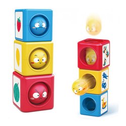 Hola Toys E7991 Set cuburi și bile Tower